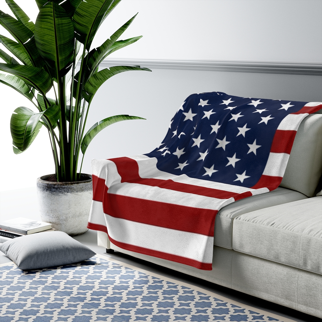 MAGA American flag Blanket - US MAGA MERCH