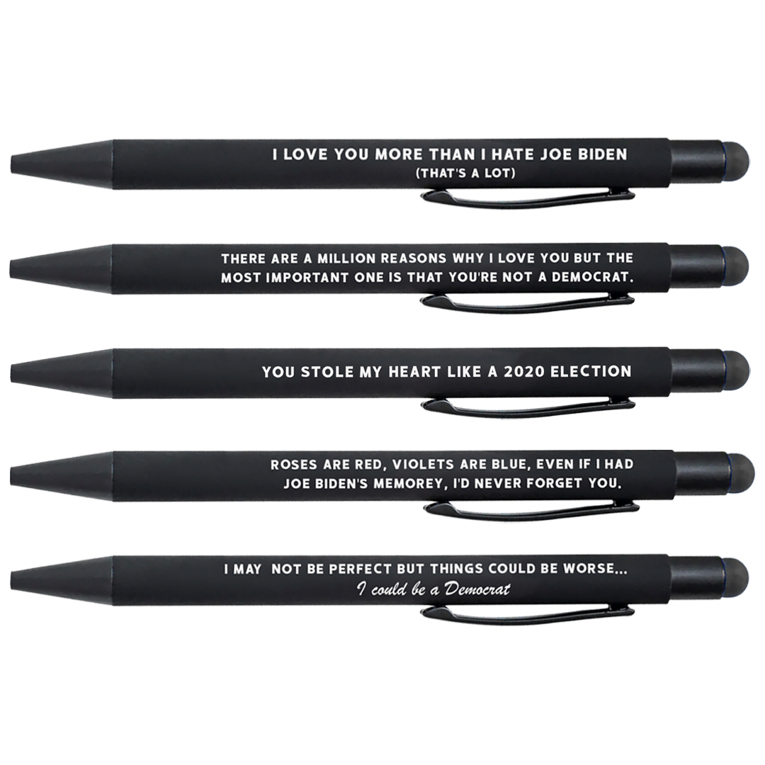 Pack Of 5 Valentine s Pens US MAGA MERCH pack-of-5-valentine-s-pens-us-maga-merch